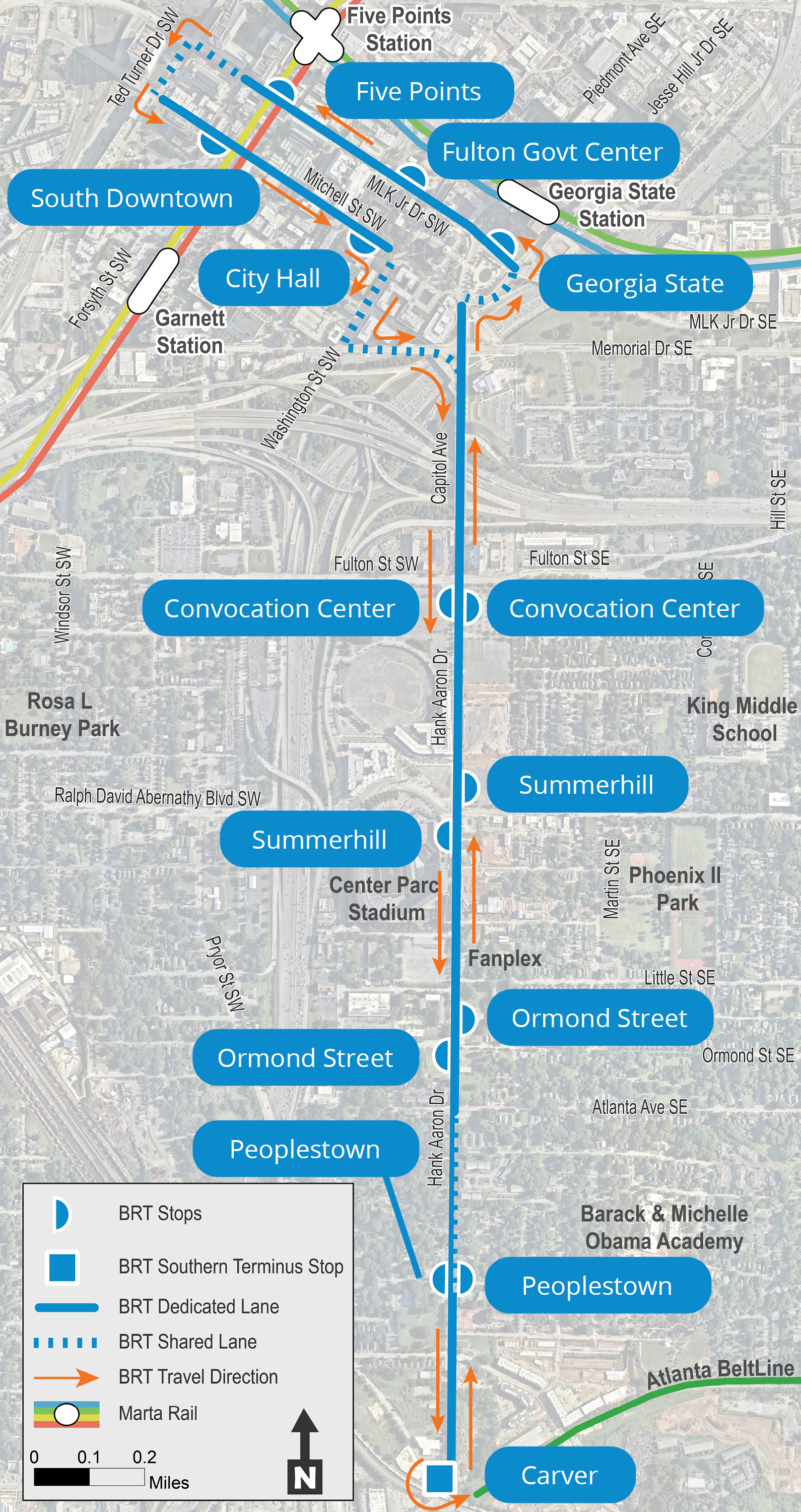 Summerhill BRT_Route Map Names_2022-08-18_Updated